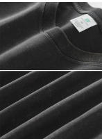 Camiseta Oversize De Algodón 100% Vintage YJKVUR Para Hombres Ropa Casual Coreana Y2k Verano 2024 Cuello Redondo Manga Corta - details 8