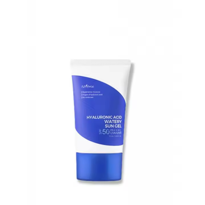 ISNTREE - HYALURONIC ACID WATERY SUN GEL SPF50+- HIDRATA, PROTEGE Y  REAFIRMA LA PIEL - 1