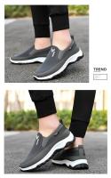 Zapatos De Tela Para Hombre Verano/Otoño Transpirables Antideslizantes Con Suela Suave Y Cómodos Zapatillas Casuales De Caña Baja Material Superior PU - details 11