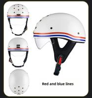 Casco De Motocicleta Retro Mitad Abierta Para Hombres Material ABS De Alta Calidad DOT Protección Respirable Peso 820g - details 8