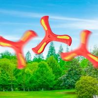 Juguete Interactivo De Arco Iris Tres Hojas Para Exterior Juego De Disco Volador Deportes Para Adultos Y Niños Regalo De Descompresión - details 1