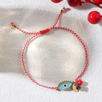 Pulsera De Cadena Griega Con Ojos Malos Y Cristales Para Mujer Go2boho 2024 Joyería De Aleación Delicada Regalo De Año Nuevo - details 4