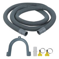 Kit De Tubo De Desagüe Para Máquina De Lavar La Ropa Y Secadora 6.6FT Reemplazo Compatible Con Lavavajillas Y Otros Usos Material PP Amigable Con El Medio Ambiente - details 5