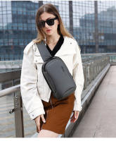 BANGE Bolsa Multifuncional De Hombro Cruzada Impermeable Para Hombres Bolsa De Pecho Para Viajes Cortos Estilo Fashion Unisex - details 6