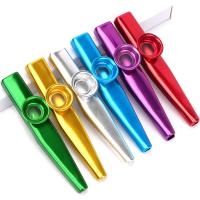 Kazoo De Metal Instrumento Musical Flauta Diáfragma Para Compañero Ideal Para Guitarra - details 6