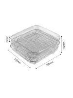 Rack De Acero Inoxidable Para Air Fryer Accesorios De Horno Y Secadora Para Cocinar Almohadillas De Hornear Y Almohadillas De Vapor Resistente Al Calor Herramientas De Cocina - details 9