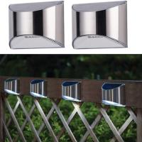 PORCHEDDU Paquete de 4 Luces Solares de pared para Exterior, impermeable, para Terraza, Valla, Escalera, Jardín, patio, barandilla, LED Blanco Cálido - details 13