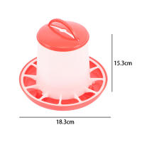 Alimentador De Pollo Plástico Reutilizable De 1.5Kg Agua Y Alimento Para Ponedoras De Huevo Herramienta Para Animales De Granja Suministros Agrícolas - details 0