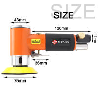 NuoDunco 36pcs Mini Pneumático Pulidora De Orbits Para Automóvil Herramienta De Aire De Alta Velocidad Con Conjunto De Papel De Pulir 1" 2" 3" - details 1