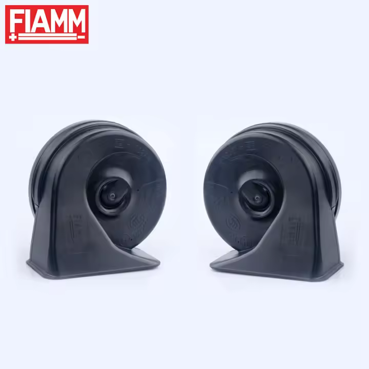 2PCS FIAMM Bocina De Trumpet 12V Automotriz General 410/510Hz Bocina De Coche AM80SX Impermeable Auto Conchilla Bajo Altavoces - 1