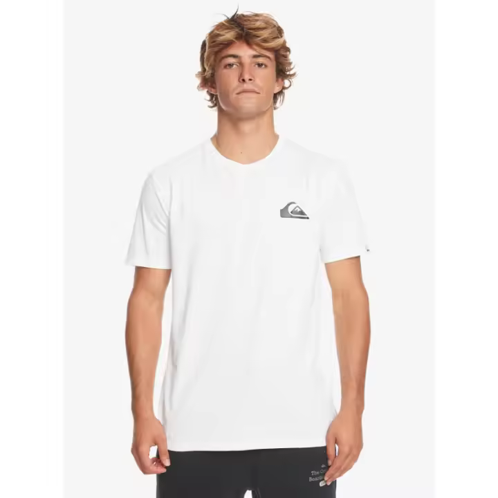 Camiseta Quiksilver Blanca Lisa para Hombre - 1