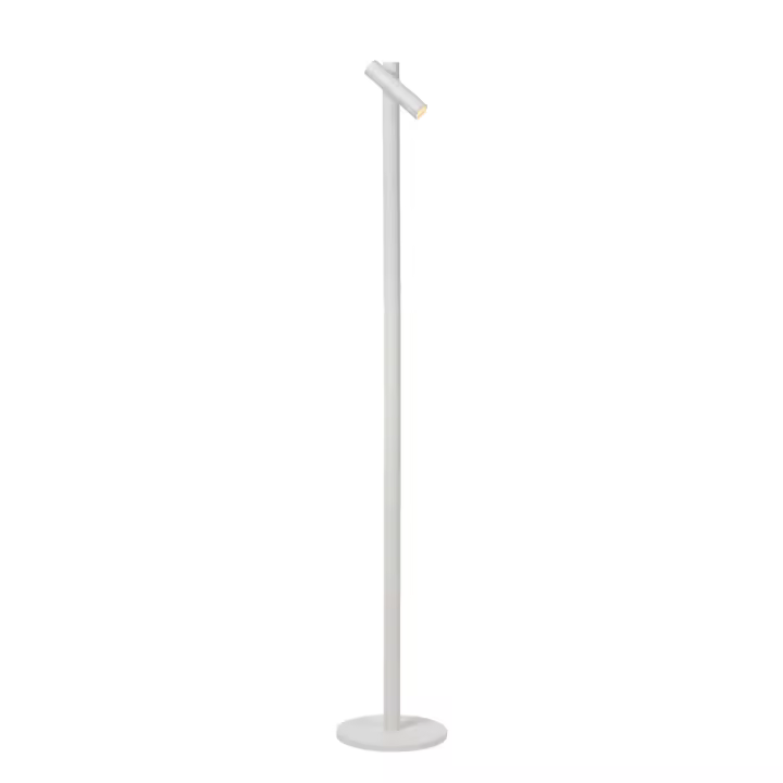Lucide ANTRIM - Lámpara de lectura Recargable Dentro/Fuera - Batería/acumulador - LED Regul. - 1x2,2W 2700K - IP54 - Con estación de carga inalámbrica - Blanco - 1