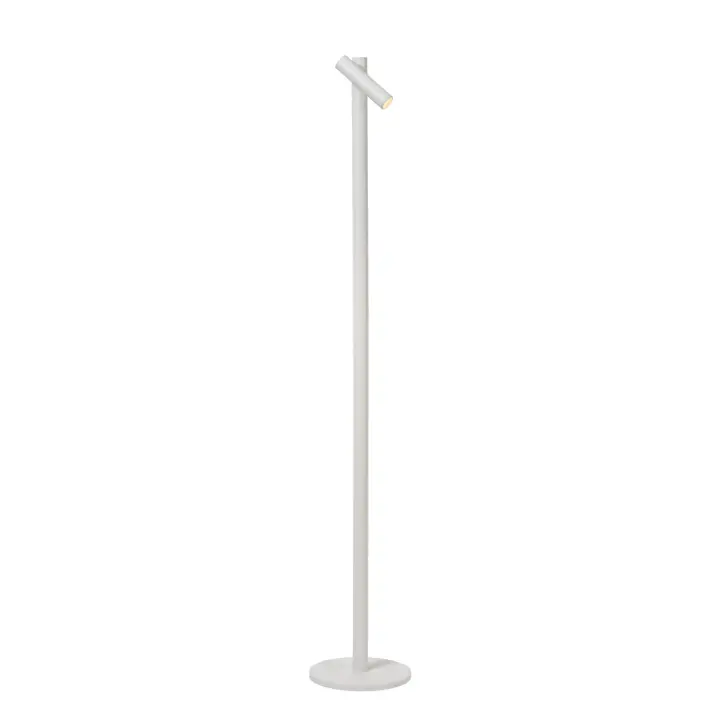 Lucide ANTRIM - Lámpara de lectura Recargable Dentro/Fuera - Batería/acumulador - LED Regul. - 1x2,2W 2700K - IP54 - Con estación de carga inalámbrica - Blanco - 1