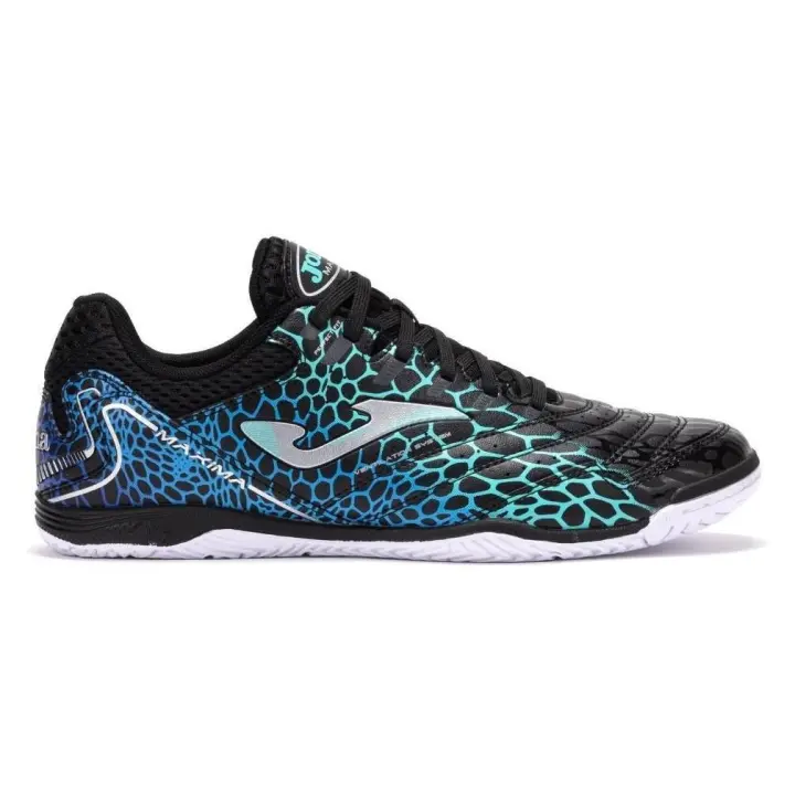 Joma MAXS2531IN Zapatillas fútbol sala Maxima 2531 para hombre en negro de piel vegana - 1