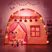 Carpa Para Niños Con Luces LED Castillo De Princesa Casa De Juguete Plegable Para Habitación De Bebés Y Niñas Edad Recomendada 3-12 Años - details 9