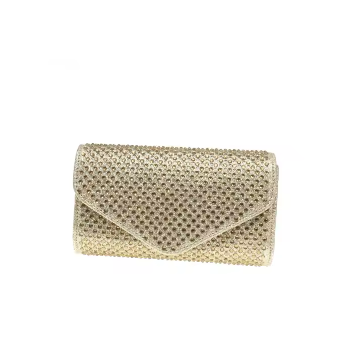 Menbur mod. 85788 - Bolso cartera de sobre rigido con strass y con asa de cadena - 1