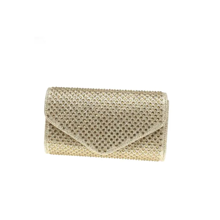 Menbur mod. 85788 - Bolso cartera de sobre rigido con strass y con asa de cadena - 1