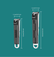 Juego De Tijeras Y Archiador Para Uñas De Acero Inoxidable Anti Salpicadura Herramienta De Manicura Para Corte De Dedos Y Uñas Del Pie Diseñador Atrapasalpicos Para Uñas Encarnadas - details 12