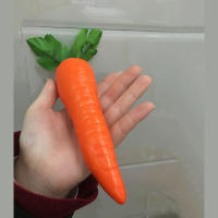 Modelo De Zanahoria Falsa Para Decoración De Hogar Y Joyería Artificiales Verduras Y Frutas De Plástico Uso Interior Tamaño 20cm - details 5