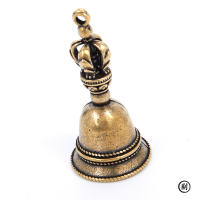 Campana De Bronce Tíbetana De Caza De Muñeco Artesanal De Latón Creativa Campana De Viento Manual Para Decoración Del Hogar - details 1