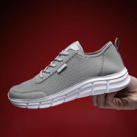 Sneakers Casuales Para Hombre MAEDEF Talla Grande 39-48 Malla Transpirable Ligera Cómodas Negras Para Caminar Y Uso Diario - details 7