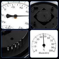 Decorativo Termómetro Higrómetro Reloj Para Jardín Decoración De Pared Interior Exterior Estación Meteorológica Medidor De Temperatura 10" - details 2