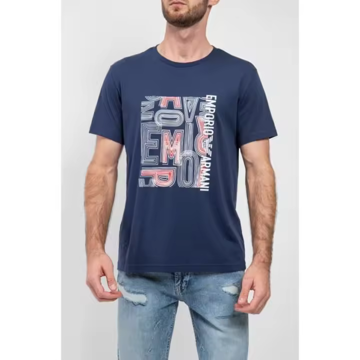 Camiseta Emporio Armani 211818 4R468 68336 navu/rosso - 1