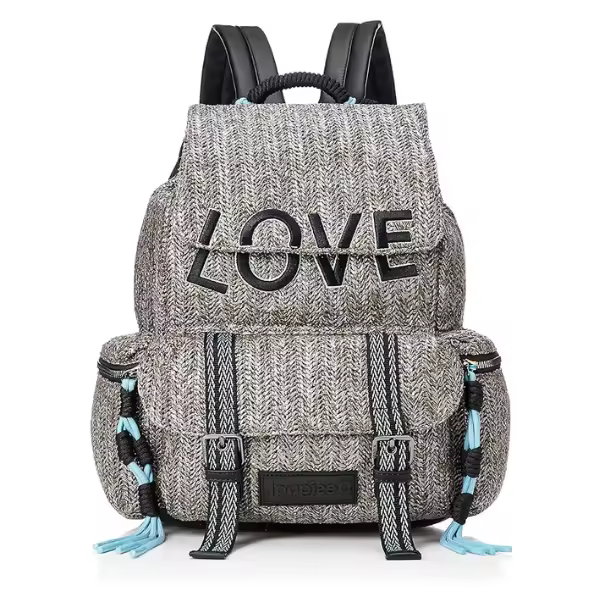 Mochila Desigual Janis Tribeca Marrón y Negro | Alta Calidad - 1