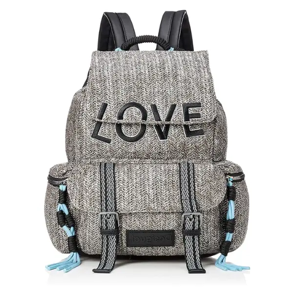 Mochila Desigual Janis Tribeca Marrón y Negro | Alta Calidad - 1