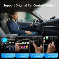Nueva Mini Adaptador Inalámbrico 2en1 CarPlay Y Android Auto Conectividad Rápida Bluetooth WiFi Plug And Play Para Coche - details 8