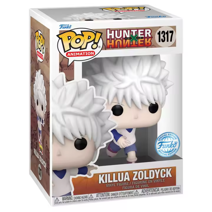 Funko Pop Hunter X Hunter Killua Zoldyck Con Patineta 72025-Figura de Vinilo Coleccionable - Idea de Regalo- Mercancia Oficial - Juguetes para Niños y Adultos - Movies Fans - Muñeco para Coleccionistas y Exposición - 1