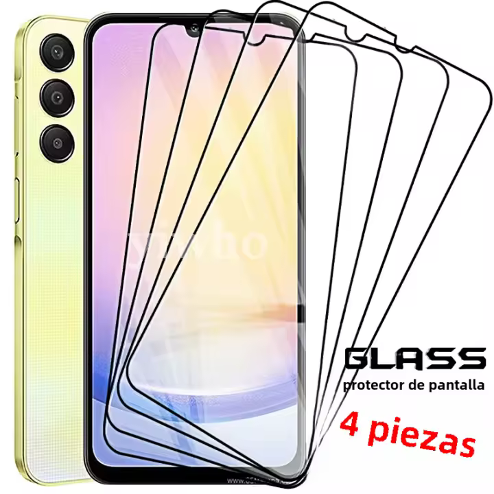 4pcs Protector De Pantalla De Vidrio Templado Para Samsung A25 A15 A05S A54 A34 A24 A04S A73 A53 A33 5G A13 4G Fundas Y Accesorios Para Teléfonos Móviles - 1
