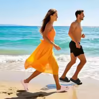 Zapatillas Cómodas Para El Hogar y La Ducha Chanticlas de Verano Antideslizantes Rosa Negro - details 0