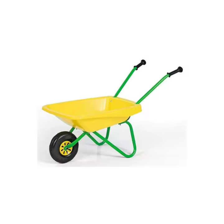 Rolly Toys - Carretilla Infantil Amarilla de Metal Estable y Resistente - Cargable Hasta 15 Kg - 1