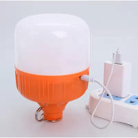 Bombilla LED Recargable Al Aire Libre Con Gancho Para Camping Y Pesca Luz De Emergencia Portátil Brillante Con Lente De Noche - details 7