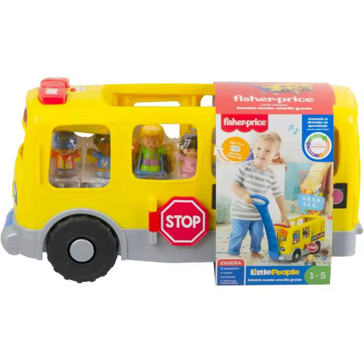 Fisher-Price Little People Autobus escolar grande (Mattel GTL68) - 1