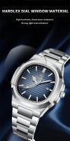 Reloj De Pulsera De Lujo PAAZOMU Para Hombre Resistantes Al Agua 50 ATM Calendario Perpetuo Luminoso Acero Inoxidable Cuadrado Reloj De Cuarzo - details 7
