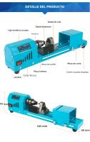 Mini Torno Eléctrico Para Madera Máquina De Pulido Y Polvo De Perlas DIY Para Buda Y Perlas Herramienta De Trabajos Manuales - details 12