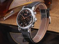 Reloj Mecánico Automático JARAGAR 348 Para Hombre Con Correa De Cuero Lujo Resistente Al Agua Casual Business Reloj Hombre - details 12