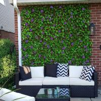 1PC Valla De Privacidad Expansible Para Balcones Y Jardines Decoración De Pared Con Hiedra Artificial Estilo Elegante Para Jardín Y Escenario Exterior - details 3