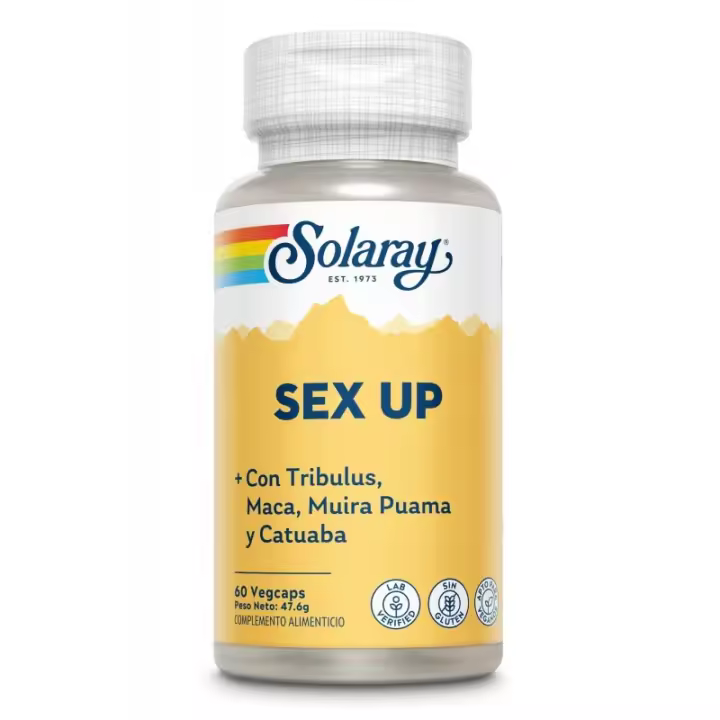Solaray Sex Up 60vcaps - Aumenta Bienestar y Libido - 1