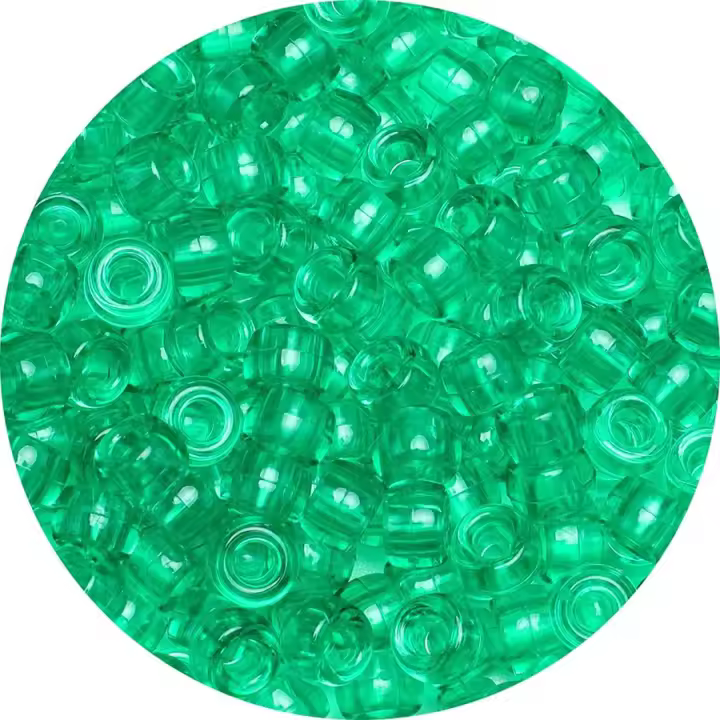 Paquete De 1000 Piezas De Cuentas De Caballo Multicolor Y Brillantes 9mm Para Fabricación De Pulseras Y Cabello Para Trencillas Joyería - 1