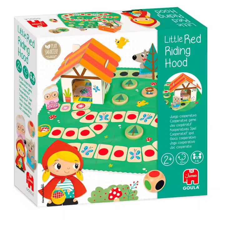 Goula Little Red Riding juego para niños + 2 años Jumbo Goula 55262 - 1