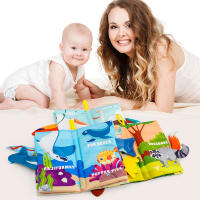 Libro Tactil Para Bebés Recién Nacidos 0-6 Meses Juguete De Montessori Educativo Suave Y Seguro Para Niños - details 3