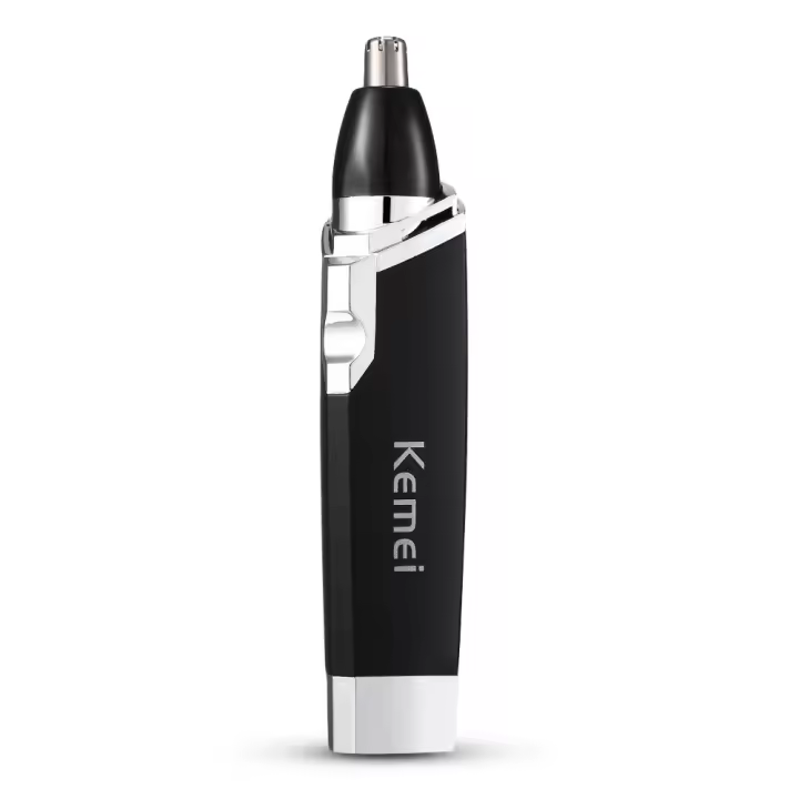 Kemei 6512 Trimmer De Pelo Nasal Electrónico Afeitadora De Cabello Para Nariz Y Orejas Recortador De Pelo Nariz Limpia Y Epilador - 1