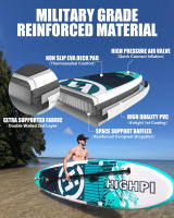 DEVESSPORT Tabla de Paddle Surf Hinchable Highpi 10’6 Verde Todos Accesorios - details 6