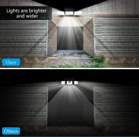Luz Solar Exterior 368 LED Seguridad Inalámbrica Con 3 Modos Cabeza Ajustable Para Garaje Jardín Pared Valla - details 5