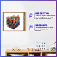 Rompecabezas De Madera Con Patrón Único De Papagayo Forma Irregular Animal Regalo Ideal Para Fiestas Y Vacaciones Para Familia Y Amigos - details 0