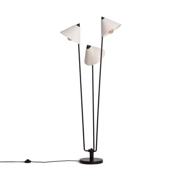 Ledkia Lámpara de Pie Metal Bells Blanco - 1