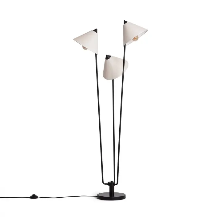 Ledkia Lámpara de Pie Metal Bells Blanco - 1